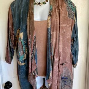 TIENDA HO..batik kimono duster